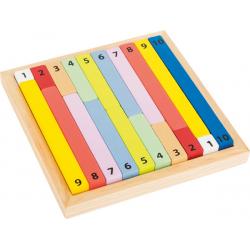 Wooden Counting Sticks in Frame